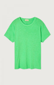 American Vintage Sonoma 2FG Short Sleeve tee in Fluro Parakeet