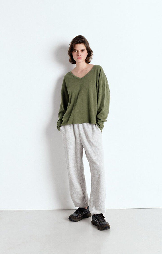 トップス AMERICAN VINTAGE DRY SILKY WIDE sweat DOV03BIH24-VIFLSU-MODEL-1-
