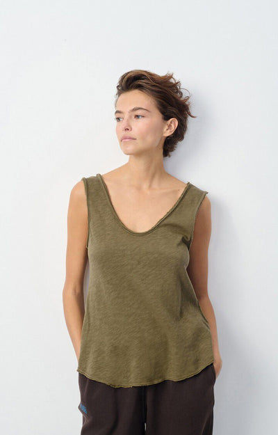 American Vintage Sonoma Tank Top in Vintage Bush.