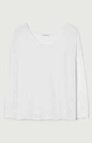 American Vintage Sonoma 36E  Round Neck tee in White