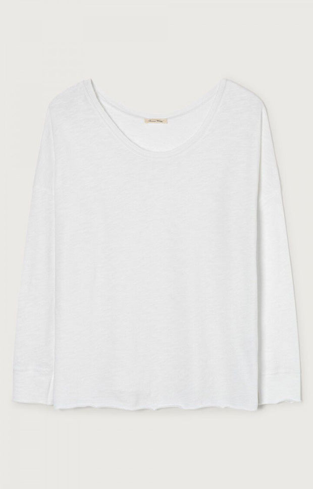American Vintage Sonoma 36E  Round Neck tee in White