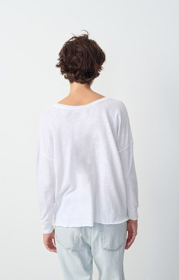 American Vintage Sonoma 36E  Round Neck tee in White