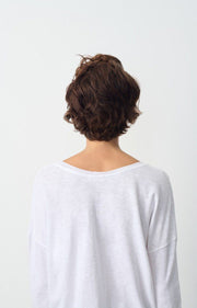 American Vintage Sonoma 36E  Round Neck tee in White