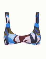 FELLA Alfie Bikini Top in Dancer Iridescent Sea Fremantle