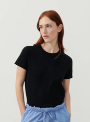 American Vintage Gamipy T Shirt in Noir Iridescent Sea Fremantle