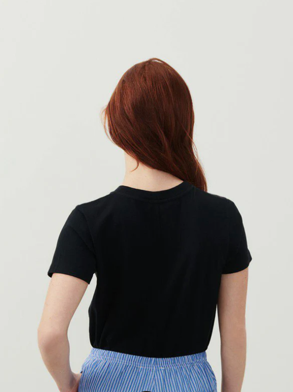 American Vintage Gamipy 21 T Shirt in Noir