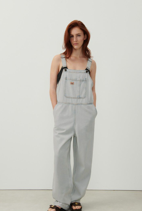 American Vintage JOYBIRD Dungarees - Winter Bleached