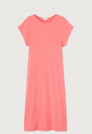 American Vintage Vupaville Dress in Coral Iridescent Sea Fremantle