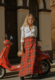 The Laurent Tartan Skirt