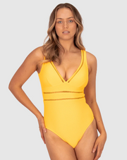 BAKU Rococco Longline one piece in Pineapple.