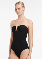 Pre order JETSET Bandeau One Piece in Black