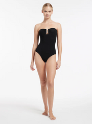 Pre order JETSET Bandeau One Piece in Black