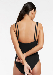 Pre order JETSET Double Strap One Piece in Black