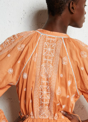 MAISON HOTEL Sole Mio Caroline Dress in Pumpkin