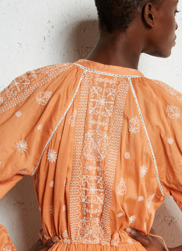 MAISON HOTEL Sole Mio Caroline Dress in Pumpkin