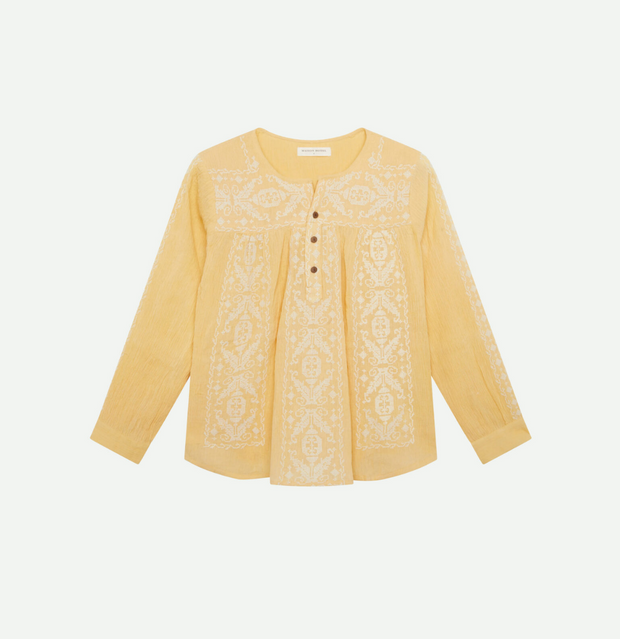 MAISON HOTEL Lupita Blouse in Ambar