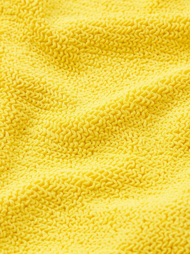 HUNZA G Square Neck Swimsuit in Sunflower