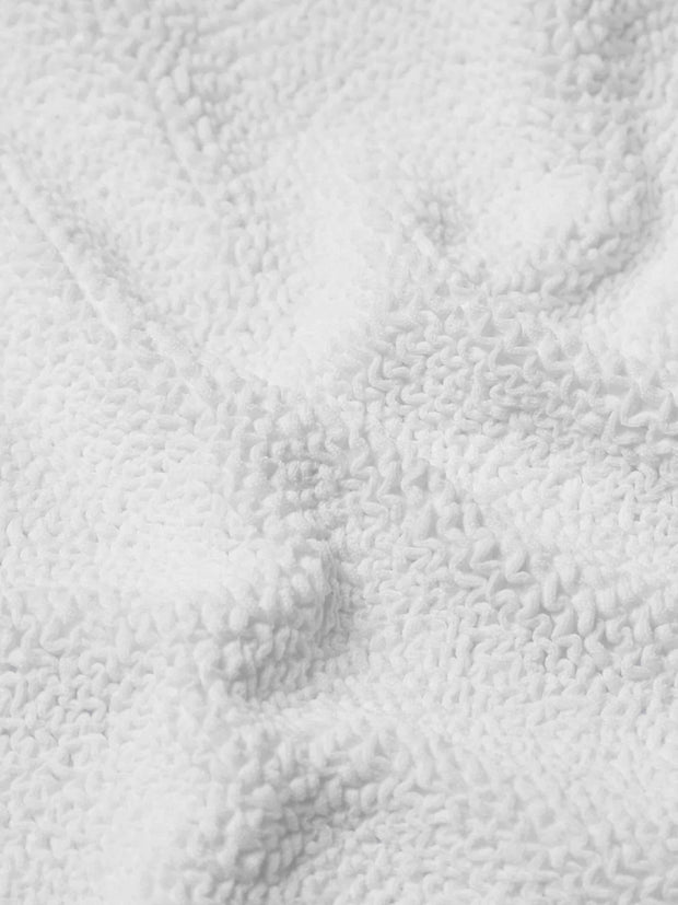 HUNZA G Square Neck Swimsuit in White