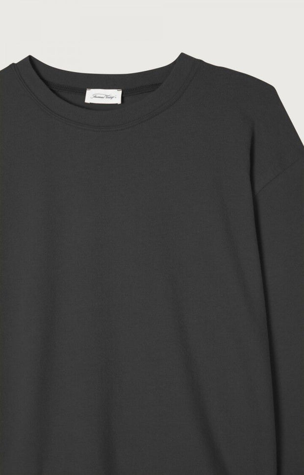 American Vintage Ypawood long sleeved Tee in Carbon