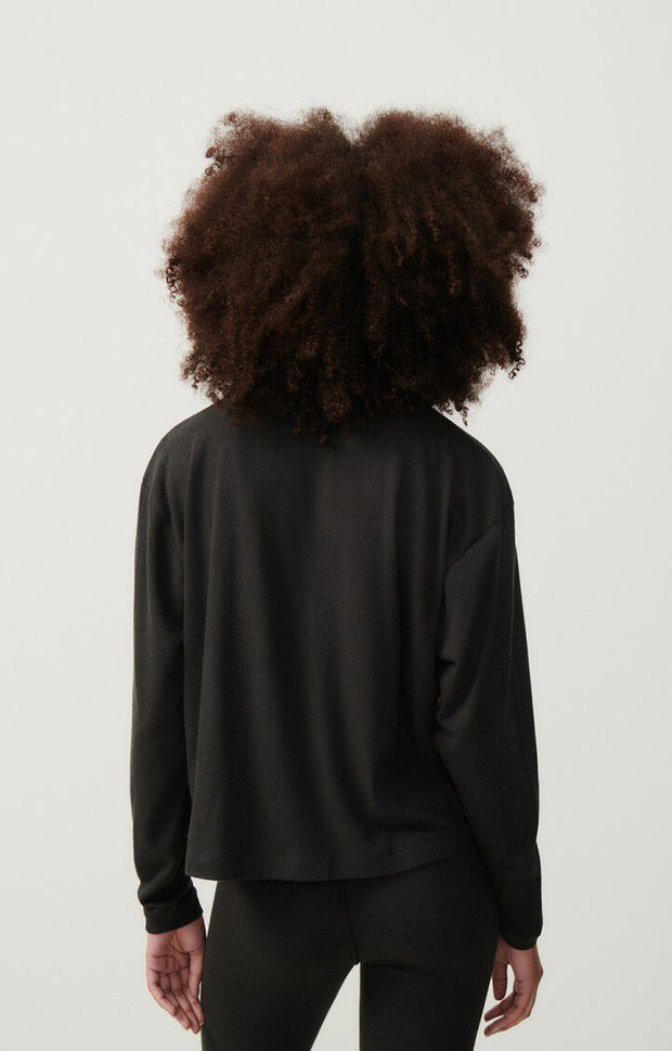 American Vintage Ypawood long sleeved Tee in Carbon