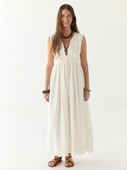 MAISON HOTEL Amandine Dress in Pearl