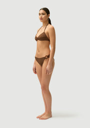 FELLA Arthur Bikini top in Cocoa Iridescent Sea Fremantle Perth