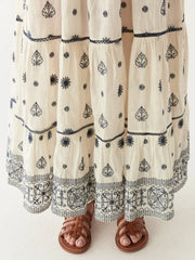 MAISON HOTEL Sole Mio Caroline Dress in Off White