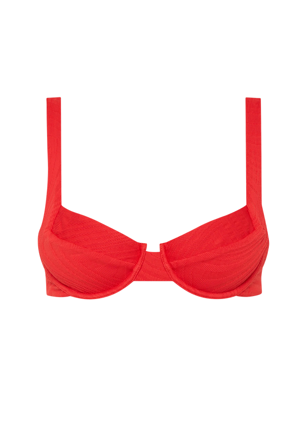 FELLA Casanova Bikini Top in Tomato