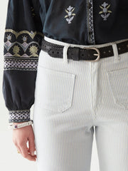 MAISON HOTEL Devendra Belt - Black is Back Iridescent Sea Fremantle Perth