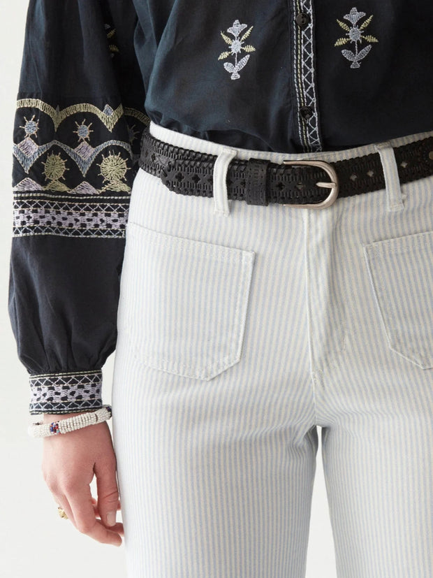 MAISON HOTEL Devendra Belt - Black is Back Iridescent Sea Fremantle Perth