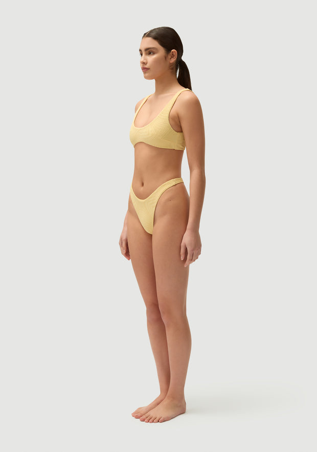 FELLA Donald Bikini top in Butter iridescent Sea Perth Fremantle