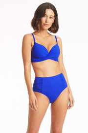 Sea Level Cross Front Moulded Cup Bikini Top