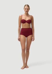 FELLA Marco Bikini Bottom in Pomegranate