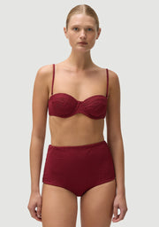 FELLA Marco Bikini Bottom in Pomegranate