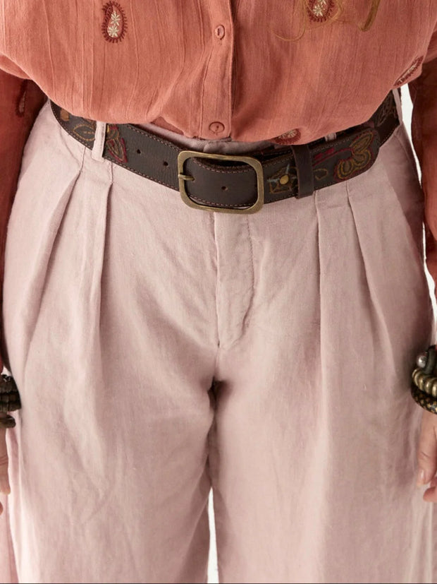 MAISON HOTEL Marisa Pant in Berenson Pink Lady