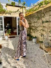 Lilia Silk Skirt in Crete