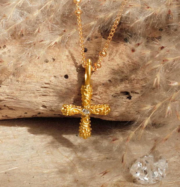 Ananda Soul Universal balance Necklace The cross – widely known as a Christian symbol – to us represents a symbol of balance, love and gratitude beyond religion and belief.At Iridescent sea Fremantle 