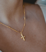 Ananda Soul Universal balance Necklace The cross – widely known as a Christian symbol – to us represents a symbol of balance, love and gratitude beyond religion and belief.At Iridescent sea Fremantle