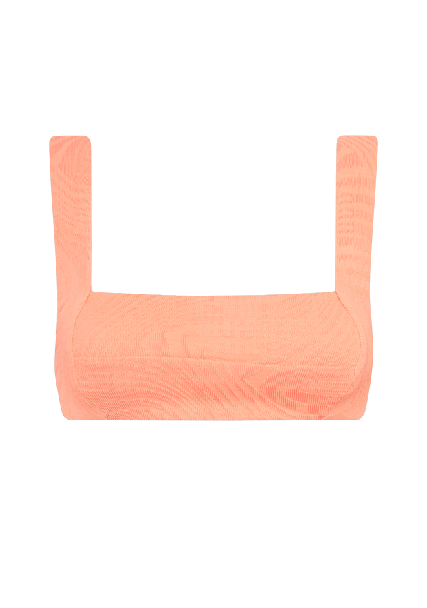 FELLA Franco Bikini Top in Papaya
