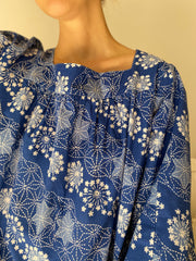 Prairie Smock in blue