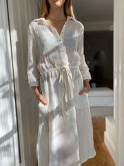 Long Island dress in linen