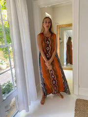 HOTEL Havana Shift Dress - Orange Iridescent Sea Fremantle