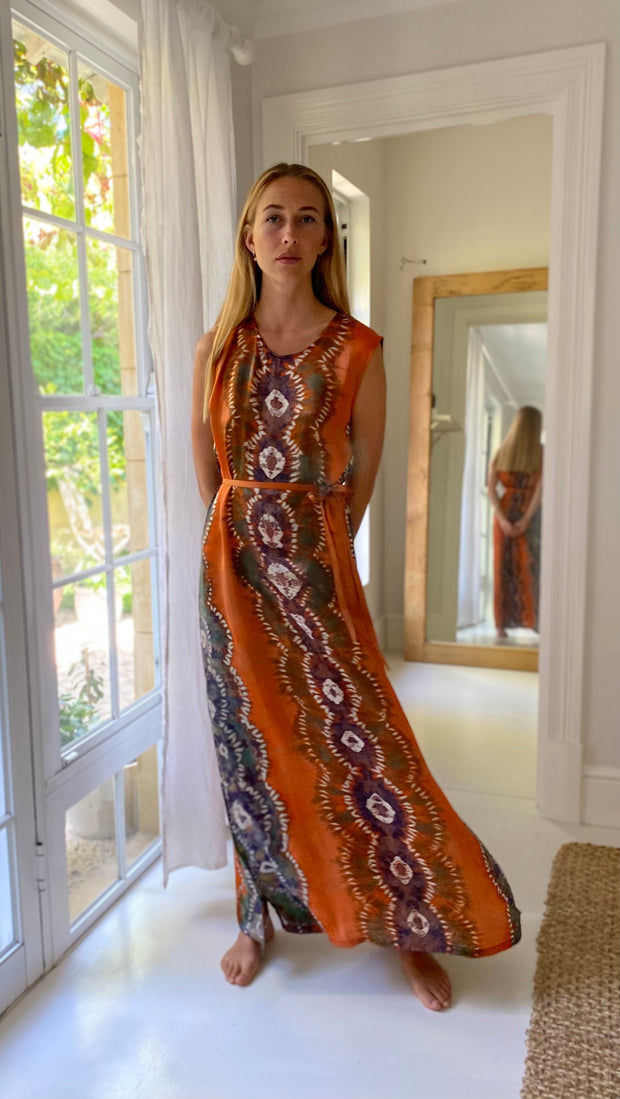 HOTEL Havana Shift Dress - Orange Iridescent Sea Fremantle